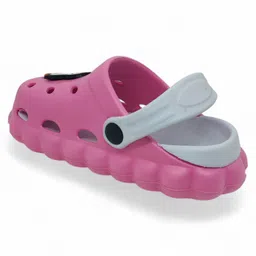 Lil Lollipop Penguin Applique Anti Slip Perforated Clogs - Pink image 4