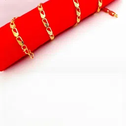 Nawab Collection Women Brass Gold-Plated Chain image 5