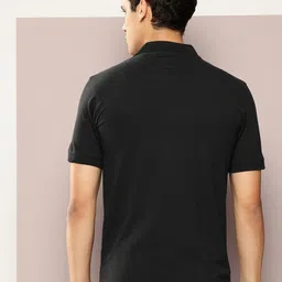 FROSEN FOX Solid Polo Collar T-shirt image 3