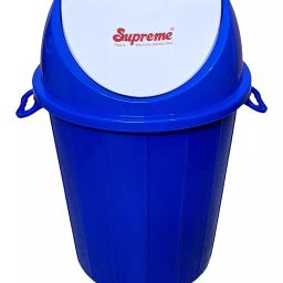 SUPREME 40 L Blue Plastic Swing Lid Dustbin-picture-44