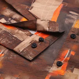 French Connection Slim Fit Abstract Printed Pure Cotton Casual Shirt image 3