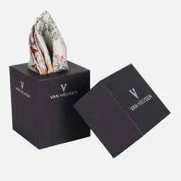 Van Heusen Floral Printed MicrofiberPocket Square image 1