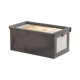 HOUSE OF QUIRK Grey Set of 1 Regular Drawer Organiser Organisers-image-46