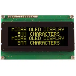 Midas OLED Display Yellow COB Parallel Interface, MCOB42005A1V-EYP-picture-21