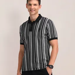 U.S. Polo Assn. Men Striped Cotton Slim Fit T-shirt-picture-42