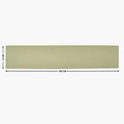 Home Centre Drake Botanica Green Pure Cotton Ribbed Table Runner image 2