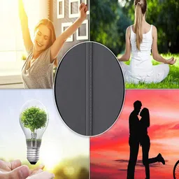 Aura Brown 2 Pieces Black Out Window Curtains image 3