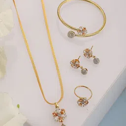 Anouk Gold-Plated AD Stone Studded Jewellery Set-picture-37