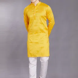 DIVISIVE Men Thread Work Jacquard Kurta-picture-39