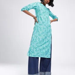 Anouk Rustic Floral Printed Kurta image 4