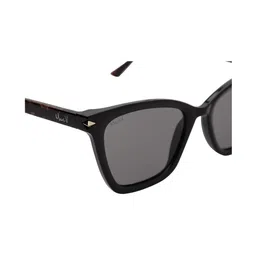 MacV Women Black Lens & Black Cateye Sunglasses with image 3