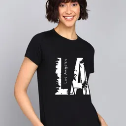 HESHA WomenPrinted Regular Pure Cotton Fit T-shirt-picture-35