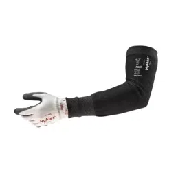 Ansell HyFlex 11-250 Narrow Type Cut Resistant Sleeve Knitwrist without Thumbslot Black Size 18 (Pack of 50 Piece)-image-40
