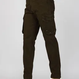 Urban Legends Men Regular Fit Mid-Rise Cargos Trousers image 2