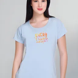 SZN Women Typography Printed T-shirt image 2