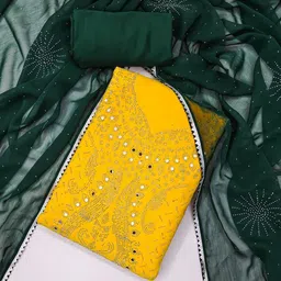 HE VAHLA Embroidered Unstitched Dress Material-picture-18