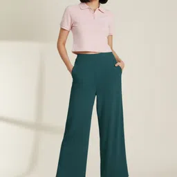 Moda Rapido Women Smart High-Rise Trousers-image-56