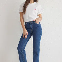 Trendyol Women Low Distress Light Fade Jeans-picture-24