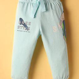 CUCUMBER Sinker Knit Full Length Skate Board Theme Printed Lounge Pant - Light Blue-picture-13
