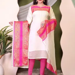 Vastukala Pure Kanchi Cotton Notch Neck Straight Kurta-picture-15