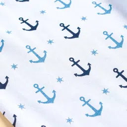 Ollypop Sinker Full Length Leggings Anchor Print -Blue image 3