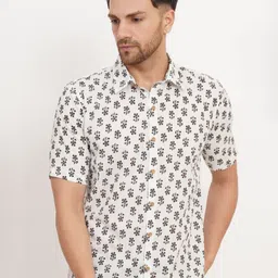KALINI Men Classic Opaque Printed Casual Shirt-picture-27