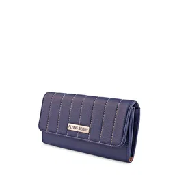 FLYING BERRY Blue Solid Clutch image 2
