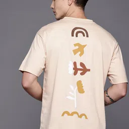 Allen Solly Printed Relaxed Pure Cotton T-shirt-picture-15