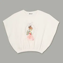 Fame Forever by Lifestyle Girls Cotton Round Neck Tops-image-34