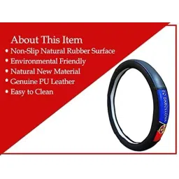 Auto Pearl Ring Type Car Steering Wheel Cover Compatible with Figo 2019 image 3