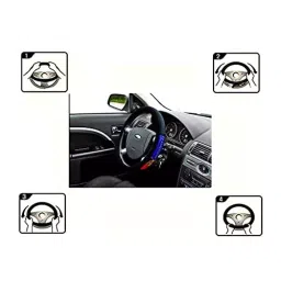 Auto Pearl Ring Type Car Steering Wheel Cover Compatible with Figo 2019 image 5