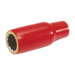 De Neers Red Dipped Non Sparking Socket 3/8 (20mm), NSI-B-S20D image 1
