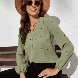 Stylecast X Slyck Print Top image 5