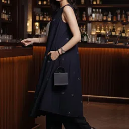 SZN Women Ethnic Motifs Printed Regular Kurta with Trousers image 5