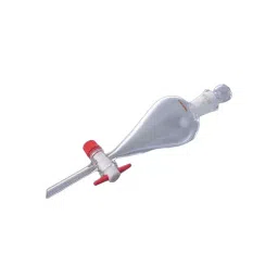 AS ONE Squib Type Separatory Funnel With PTFE Plug 1000 ml, 7-188-15 image 1