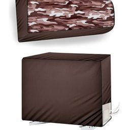 The Furnishing Tree Coffee Brown Printed Air Conditioner Cover-picture-33