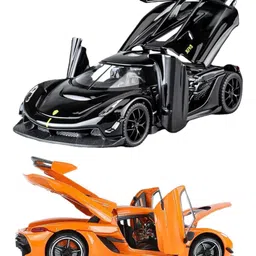 Magicwand Metal 1:32 Scale Die-Cast Koenigsegg JeskoBox Packed Colors As Per Stock with 4 Openable Doors, Lights & Music-image-9