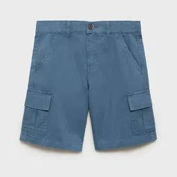 Mango Kids Boys Pure Cotton Cargo Shorts-picture-12