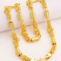 SANAA CREATIONS Unisex Brass Gold-Plated Antique Chain-picture-24