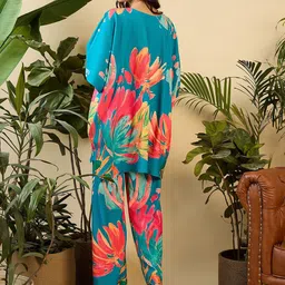 MABISH by Sonal Jain Anti Fit Kaftan Top With Pants Co-Ords image 4