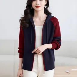 HERE&NOW Colourblocked Hooded Tailored Jacket-picture-20