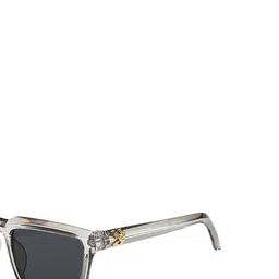 AUGEN Unisex Black Lens & Black Rectangle Sunglasses with image 5