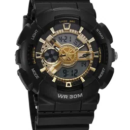 Sonata Men Skeleton Dial & Straps Analogue and Digital Watch 77137PP02-picture-42