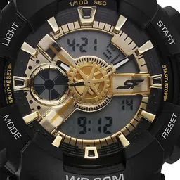 Sonata Men Skeleton Dial & Straps Analogue and Digital Watch 77137PP02 image 4