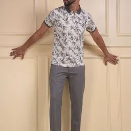 Crimsoune Club Men Slim Fit Mid-Rise Chinos Trousers-image-48