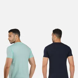 GLOBAL NOMAD Men 2 Printed Bio Finish Applique T-shirt image 2