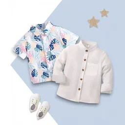 VANI COUTURE Boys Floral Printed Casual Shirt-picture-55