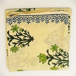 Alankaran designs Block Floral Printed Pure Cotton Unstitched Dress Material image 3