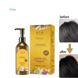 CHIWA Hair Dye Shampoo - 100 ml - Black-image-39