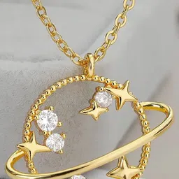 Vembley Women Gold-Plated Alloy Minimal Necklace image 5